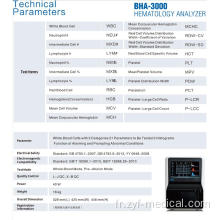 Vente chaude en 3 parties 23 Paramètres Analyseur d&#39;hématologie